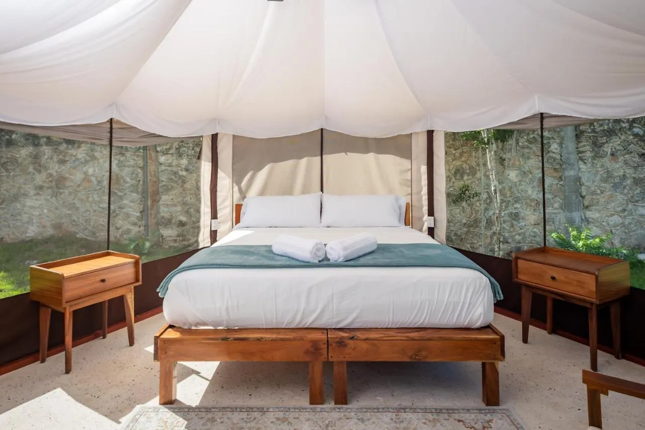 Kamp alanı Xakluum Eco Glampings Otel Puerto Morelos