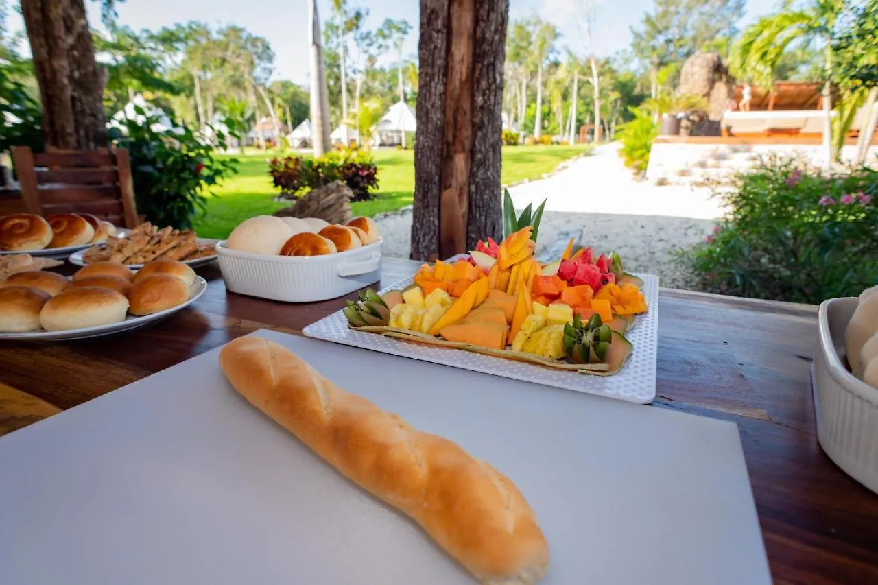 Kamp alanı Xakluum Eco Glampings Otel Puerto Morelos Meksika