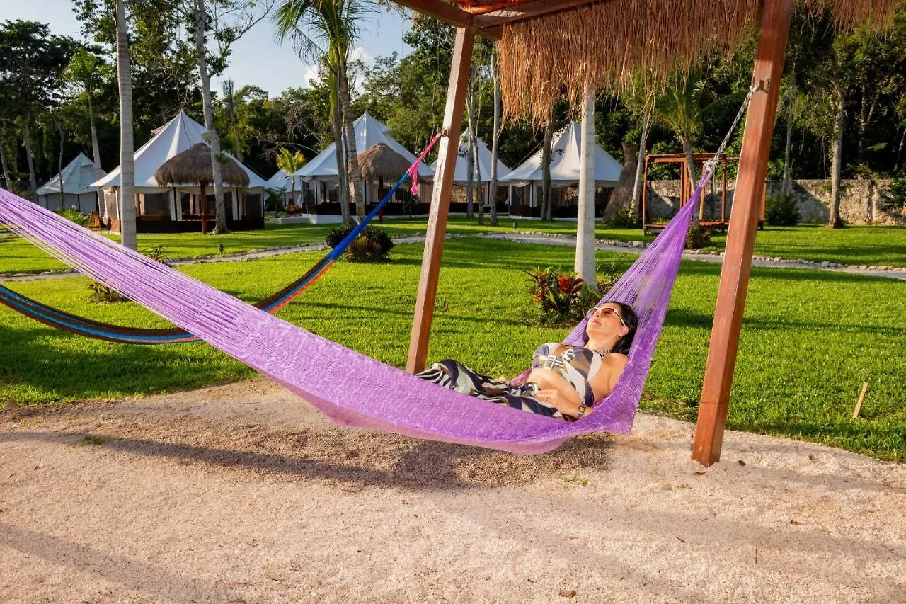 Xakluum Eco Glampings Otel Puerto Morelos Meksika