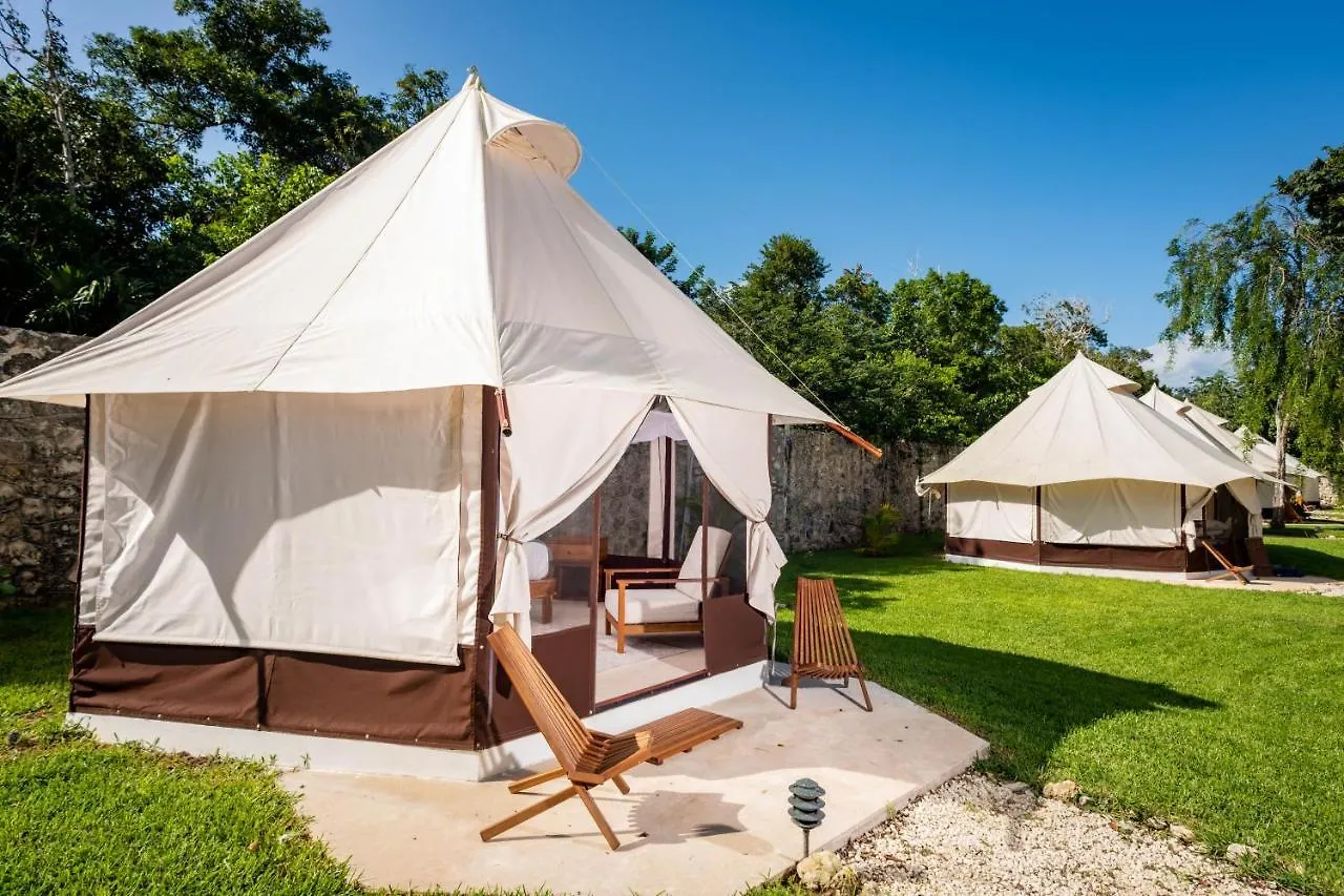 Camping Hotel Xakluum Eco Glampings à Puerto Morelos Mexique