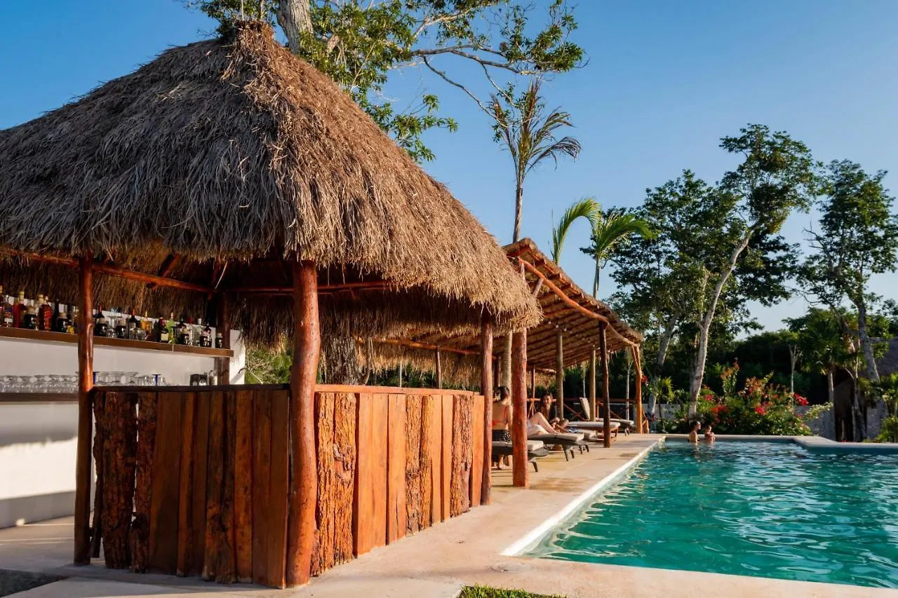Camping Hotel Xakluum Eco Glampings à Puerto Morelos Mexique